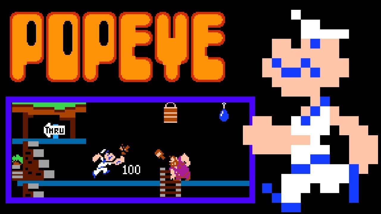 Popeye (FC/NES) - YouTube