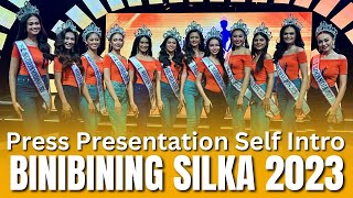 BINIBINING SILKA 2023 PRESS PRESENTATION SELF INTRODUCTION | PAGEANT MAG PHILIPPINES