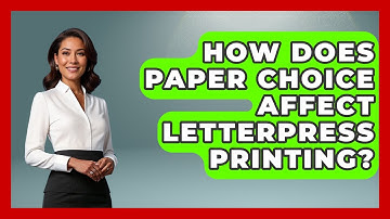 How Does Paper Choice Affect Letterpress Printing? - Graphic Design Nerd