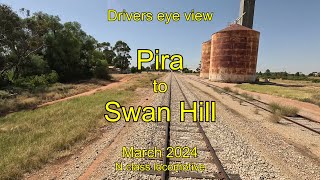 Drivers eye view, Pira to Swan Hill, Mar 2024