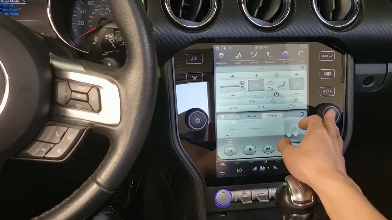 Demo video Gen 4 PX6 vertical screen head unit installed in 2016 Ford