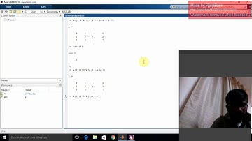 finding rank of a matrix in matlab