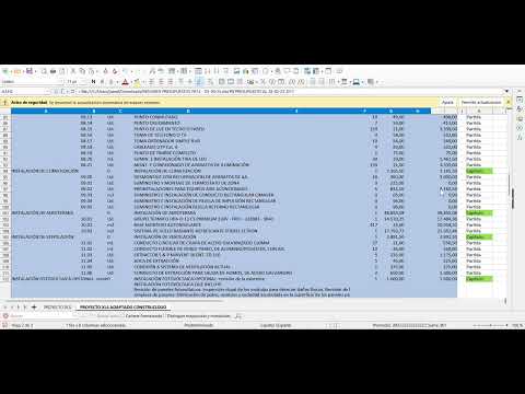 Construcloud.es: Importar Proyecto desde XLS