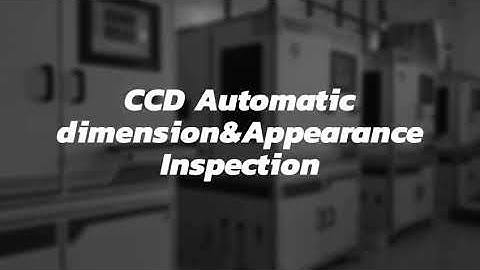 CCD Dimension Inspection