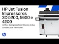 Como imprimir e analisar o gráfico de status do cabeçote de impressão | HP Jet Fusion 5200 e 4200