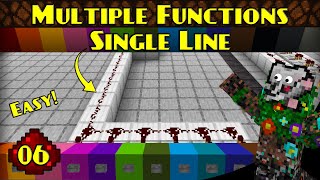 One Redstone Line Multiple Inputs & Outputs | Let's Learn Redstone 06 | Minecraft Redstone Tutorial