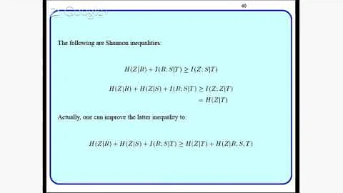 EII-I: "Entropy inequalities and linear rank inequ...