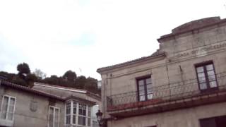 Allariz - Historic Center and Flag of Galicia