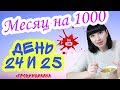 Месяц на 1000 (400грн) \\ День 24 и 25 \\ Экономное меню на 2 дня