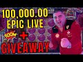 🔴100,000 MASSIVE Live Stream + GIVEAWAY At PULSZ