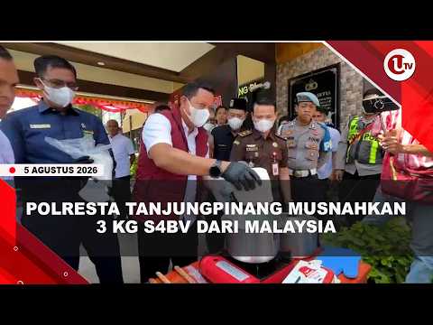 POLISI TANGKAP 2 KURIR S4BV SEBERAT 3 KG, DIUPAH Rp50 JUTA KIRIM KE JAMBI | U-NEWS