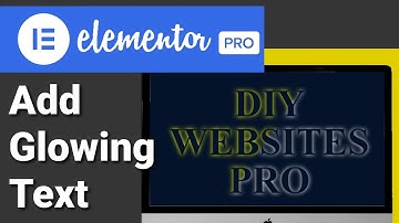 How To Add Glowing Text In Elementor ( CSS tutorial )