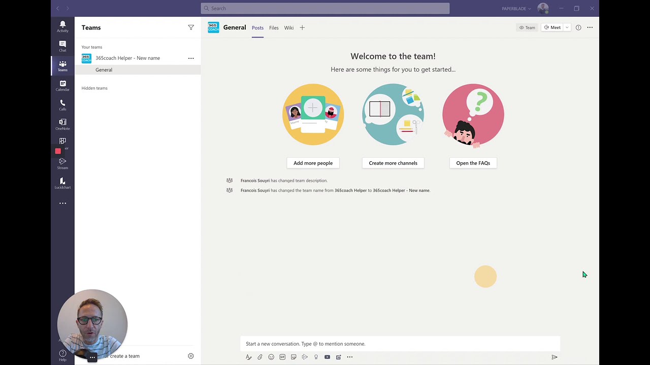 2 min: How to create a new team in Microsoft Teams
