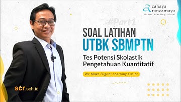 Cara Mengerjakan Soal Latihan UTBK SBMPTN TPS (Tes Potensi Skolastik) | Pengetahuan Kuantitatif | 1