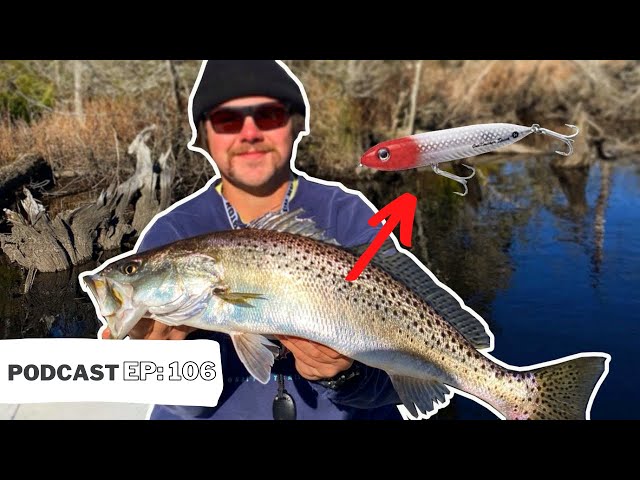 Spring Gator Speckled Trout Fishing Tactics (CATCH BIG TROUT ON TOPWATER) 