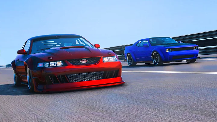 GTA 5: DOMINATOR ASP vs HELLFIRE Drag Racing