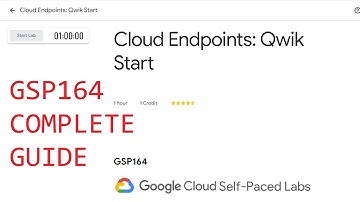 Cloud Endpoints: Qwik Start [GSP164]