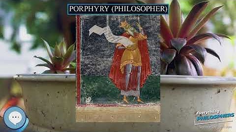 Porphyry philosopher 👩‍🏫📜 Everything Philosophers 🧠👨🏿‍🏫