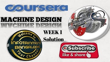COURSERA QUIZ ANSWERS NEW LATEST 2020 | Machine Design Part 1 solutions for week 1 quiz Coursera