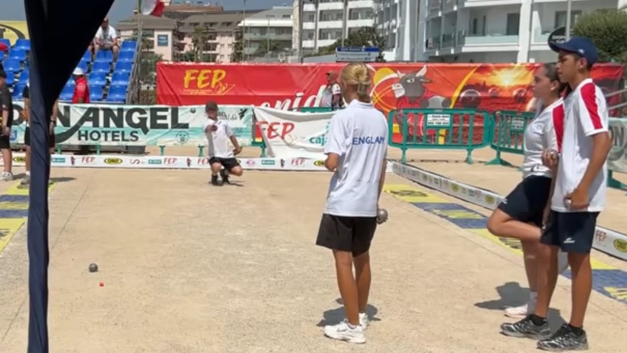 Miniature : Équipe France vs Équipe Angleterre | Junior Pétanque World Championships 2026 |