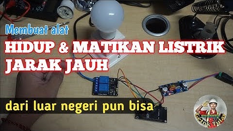 NodeMCU || Membuat Saklar Jarak Jauh - iOt project | Arduino - Blynk