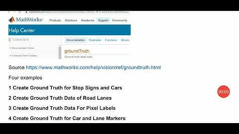 Introduction to groundTruth in Matlab. IP in description