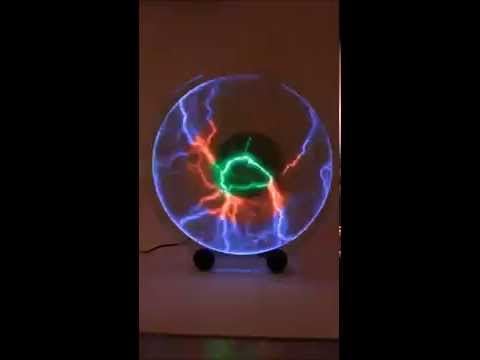 Видео плазменного диска Rainbow Giant D - 30 см в действии
