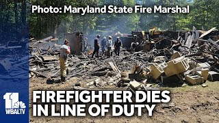 Firefighter dies in Leonardtown house fire