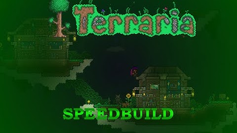 Terraria Speedbuild: Floating islands