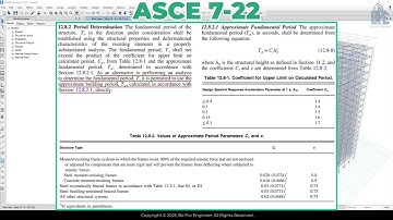 Calculate Time Period Using ASCE 7