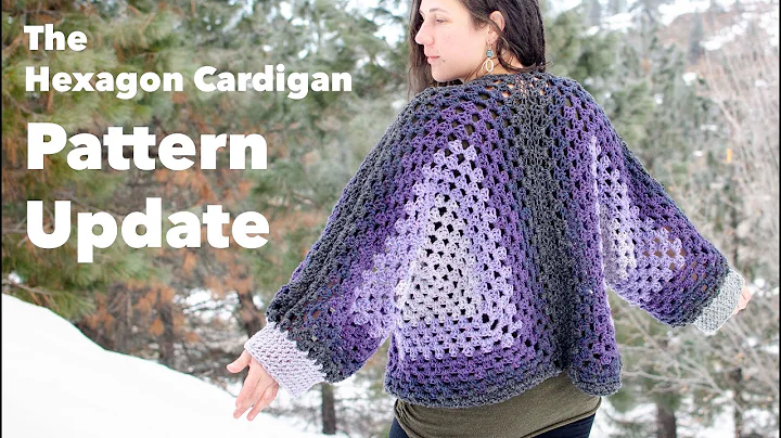 Update and Tutorial for Hexagon Cardigan Crochet Pattern