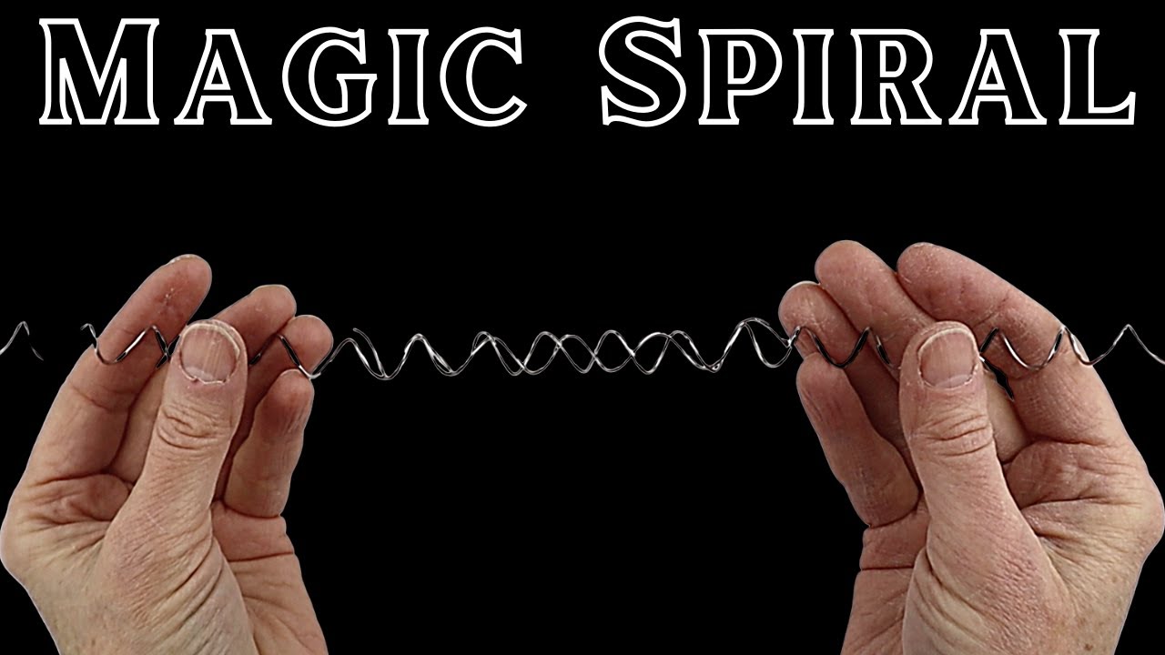 Make Your Own Magic Spiral Optical Illusion Toy NO TOOLS Required