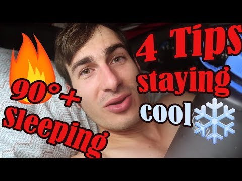 4 Cool Tips For Sleeping In A Hot Van | Living In Van Sleeping In 90 Degrees Summer