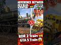 Diffrence between RDR 2 and GTA 5 🤯#shorts #ytshorts #shortsfeed #gta #rdr2