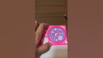 Satisfying ASMR spirograph drawing #shorts #art #spirograph #asmr #satisfying #relaxing #trending