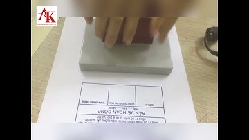 Khắc dấu bản vẽ hoàn công !