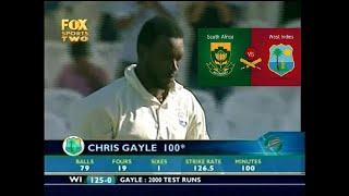 Chris Gayle Attacking 126 vs South Africa 3rd Test Cape Town 2004
