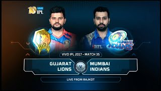 IPL 2017 Match 35 | Thrilling Clash Between Gujarat Lions & Mumbai Indians!⚡🔥#ipl #mi #iplhighlights screenshot 3