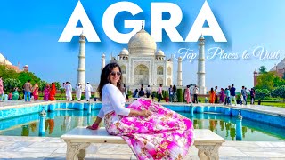 Agra Vlog | Tajmahal, Agra Fort, Fatehpur Sikri Original Petha| Agra Street Food ￼| Budget Hotels