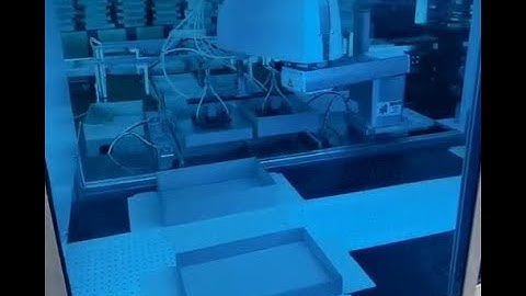 Box making machine. Gluing and Visual Positioning system for box.