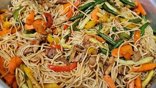 Chow mein recipe with chicken and vegetables //Best chow Mein you will ever have ?