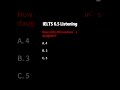 #ielts #ieltslistening #ieltspreparation #ielts65