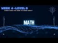 Week 6 - Level 0 - 25` Round 1 - Math