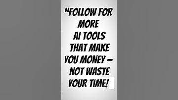 Top 3 AI Tools to Make Money Online in 2025 💰 (Free & Easy)