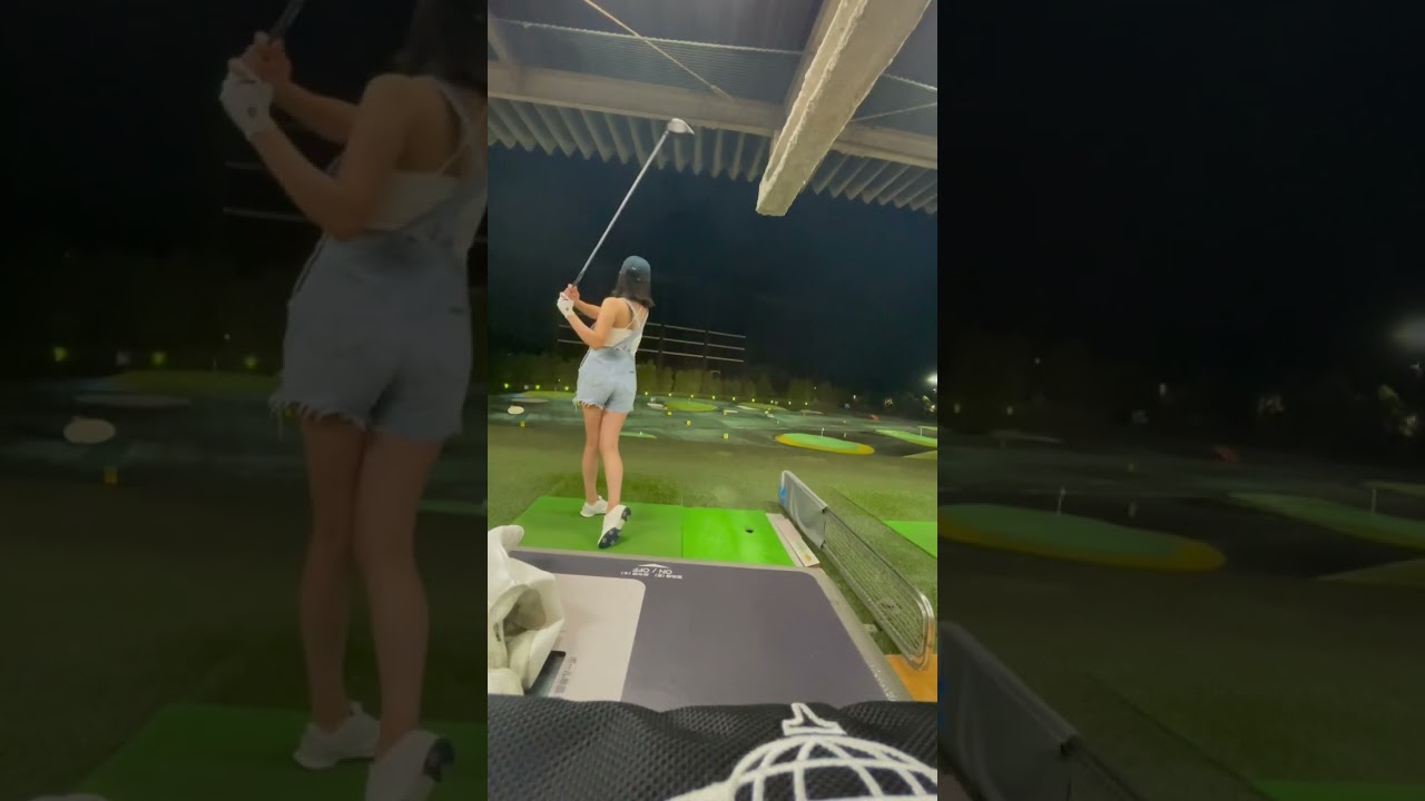 ドライバーショット スイング迷走中 右へ左へ低空飛行てんぷら何でも出ます グリップからフォロースイングまで全部が気持ち悪い 女子 ゴルフ 藤沢ジャンボ ドライバー イップス ゴルフmovie S