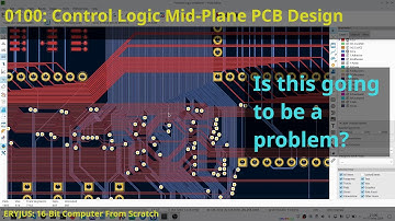 0100: Control Logic Mid-Plane PCB Design | 16-Bit Computer From Scratch