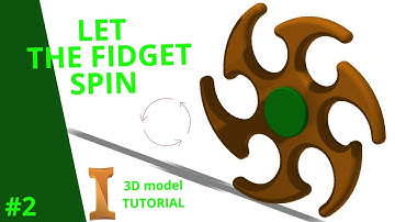 Designing Advanced Fidget Spinner in Autodesk Inventor 2023