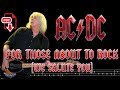 AC/DC - For Those About to Rock (🔴Bass Tabs | Notation) @ChamisBass #chamisbass #acdcbass