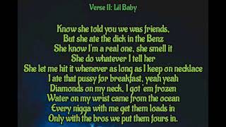 Lil Baby - Pink Slip ft Young Thug. lyrics video