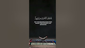 فإختلف الأحزاب من بينهم | بدر البشر | سورة الزخرف.  #المصحف #quran #اكسبلور #القرآن_الكريم